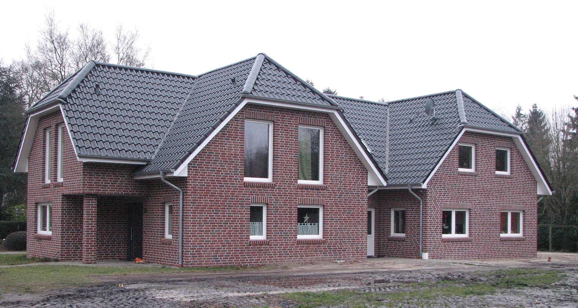 Zweifamilienhaus Front in Twist Emsland