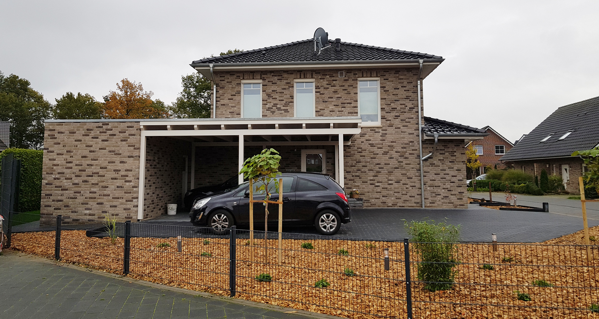 Einfamilienhaus seitlich mit Carport in Grafschaft Bentheim Osterwald 2019