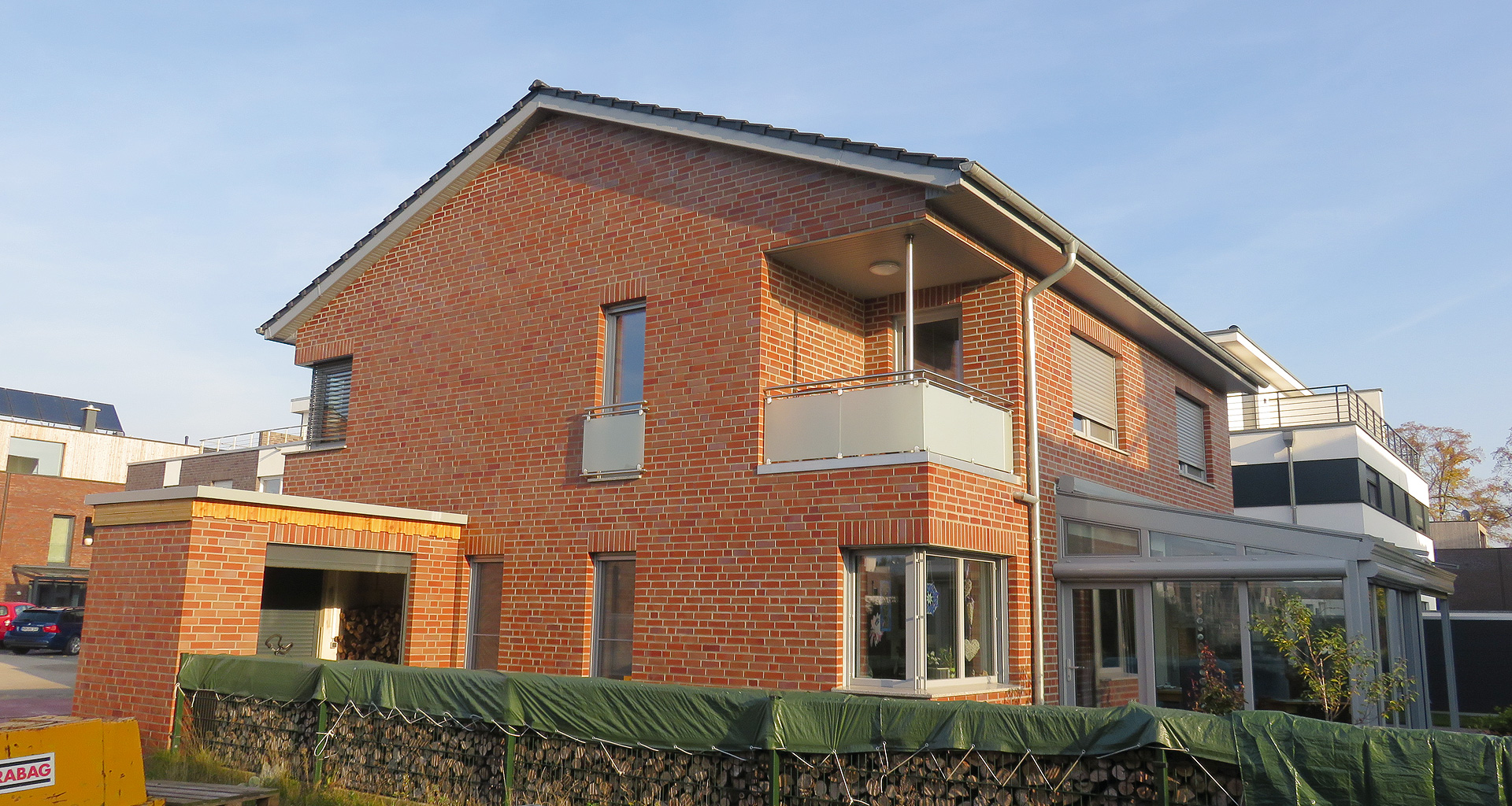 Einliegerwohung Seite mit Balkon Grafschaft Bentheim Nordhorn