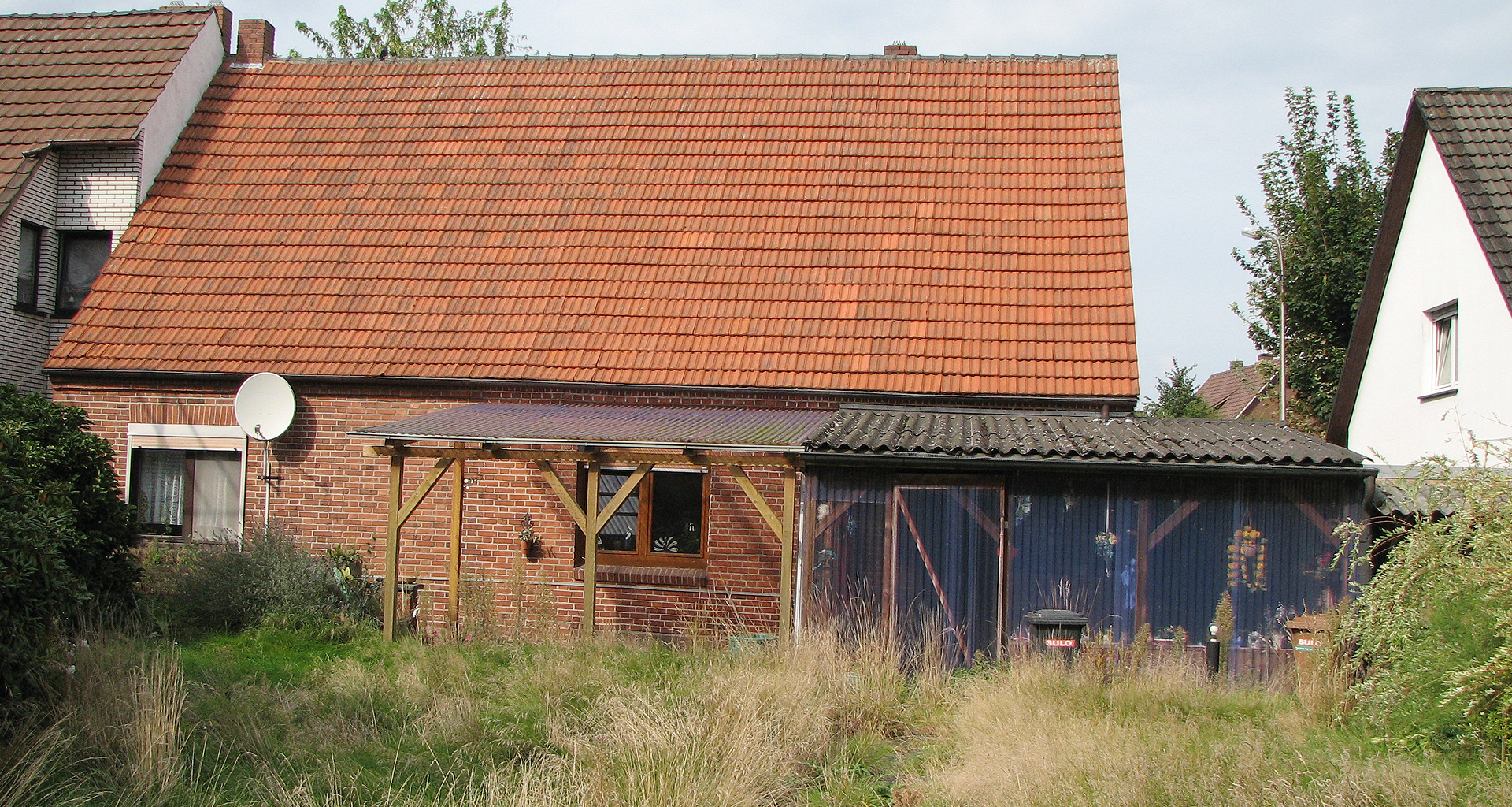 Unsanierung Wohnhaus Haselünne Rückseite